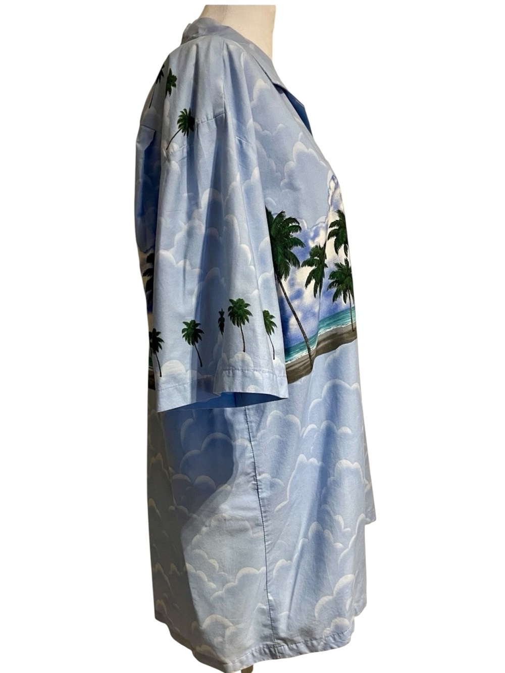 Vintage Pacific Legend Hawaiian Aloha Shirt L USA Hawaii Palm Tree Resort - Picture 4 of 5